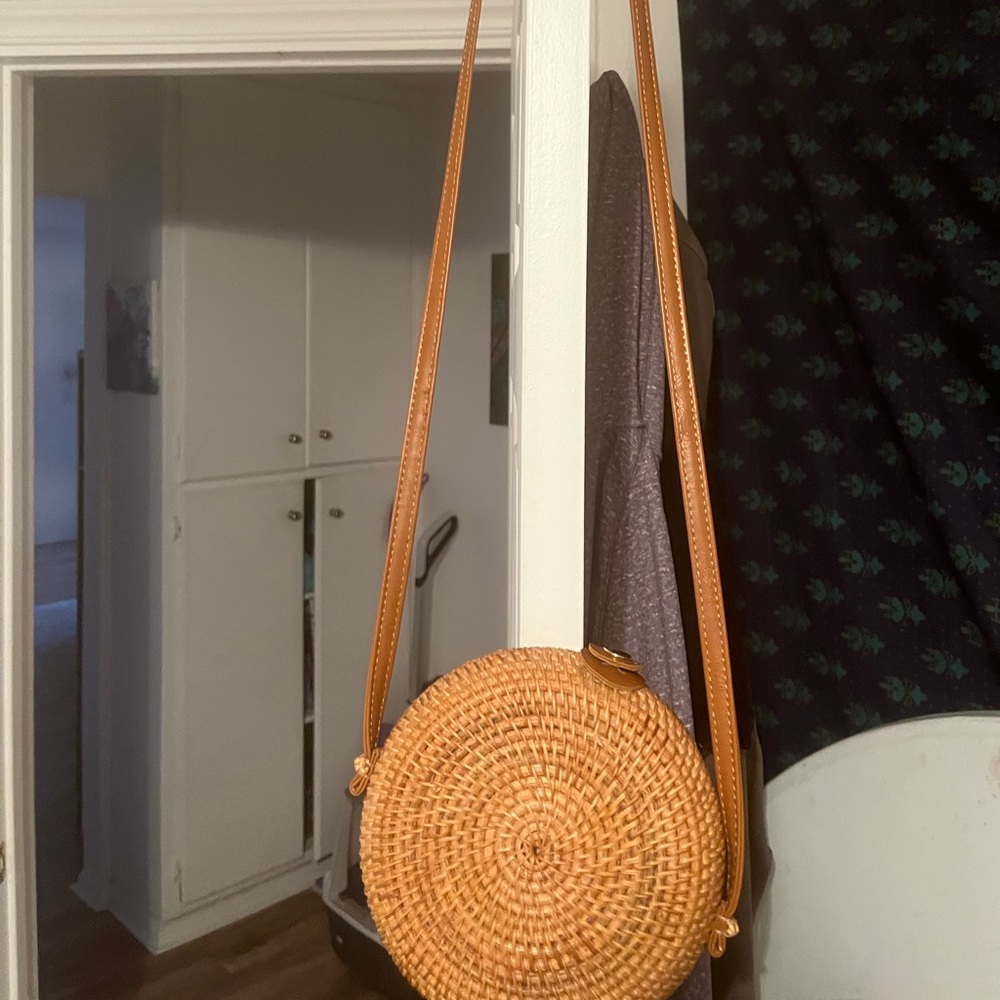 Never used wooden clutch